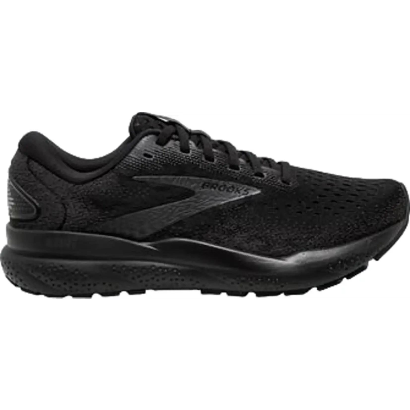 Brooks BROOKS Ghost 16 Black/Black/Ebony 9 D