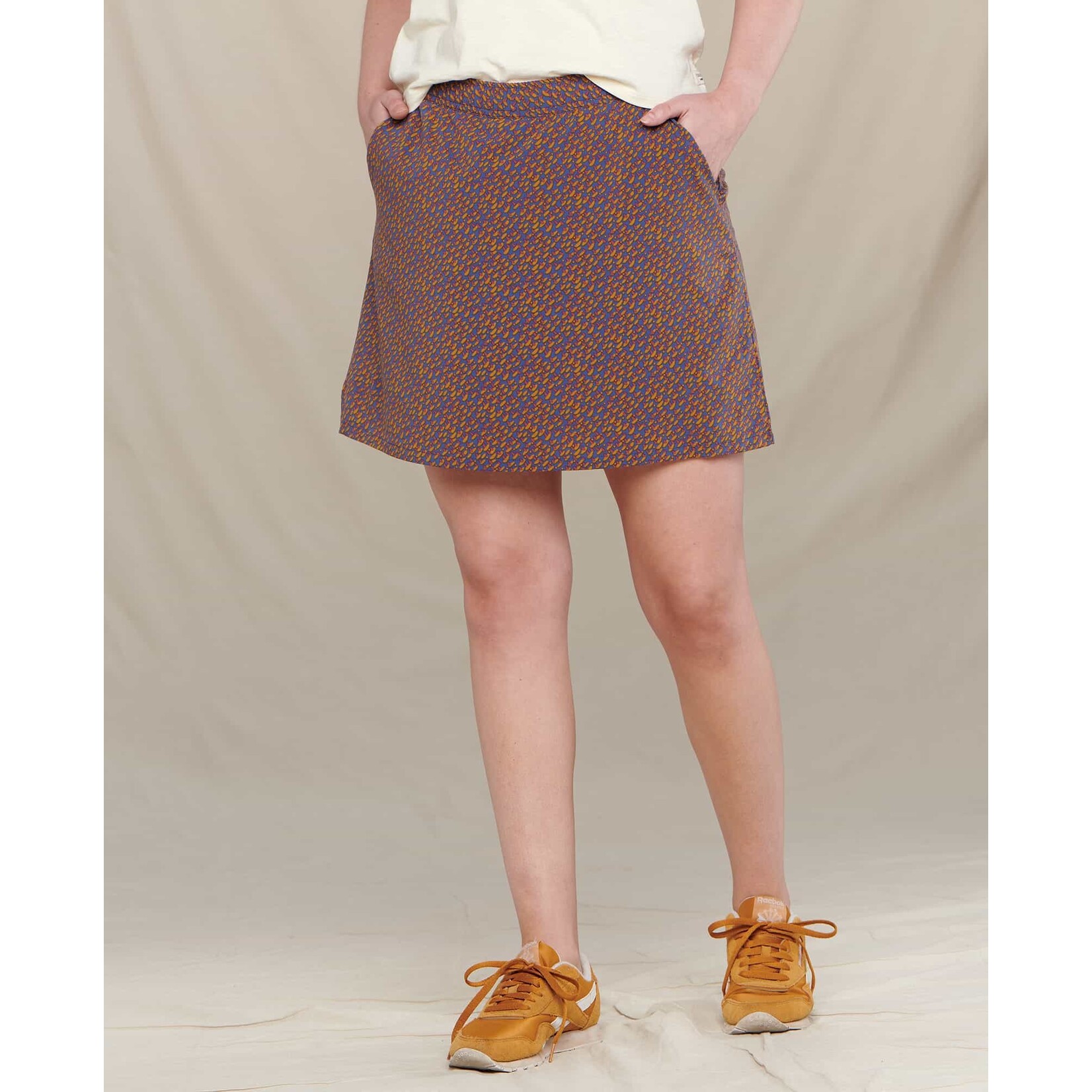 Toad & Co FINAL SALE - Toad & Co - sunkissed weekend skort iris geo print L