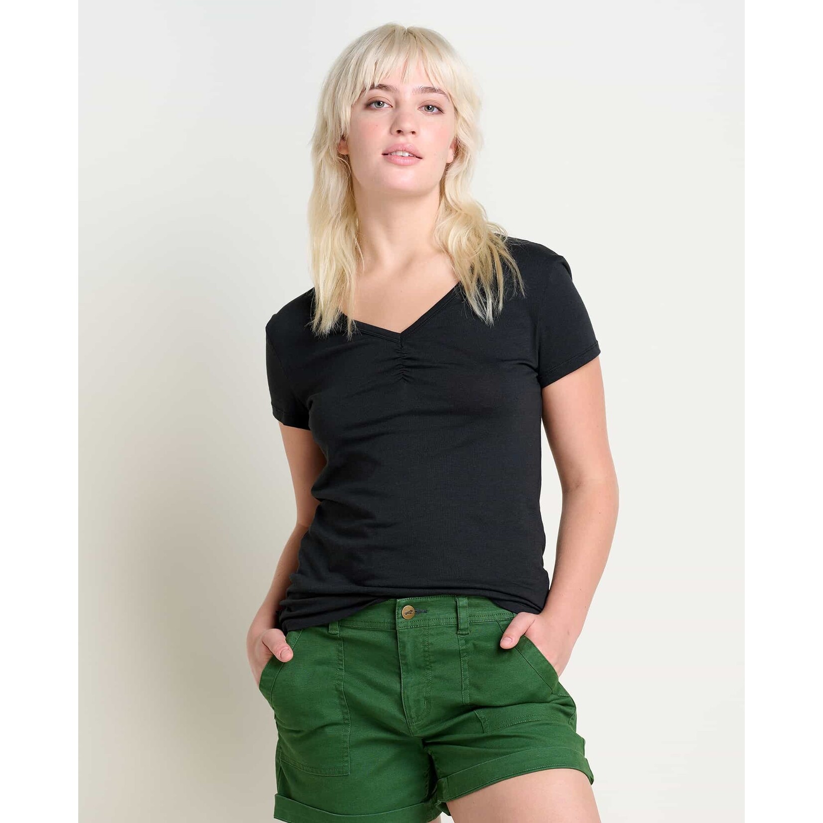 Toad & Co Toad & Co ROSE SS TEE black XL