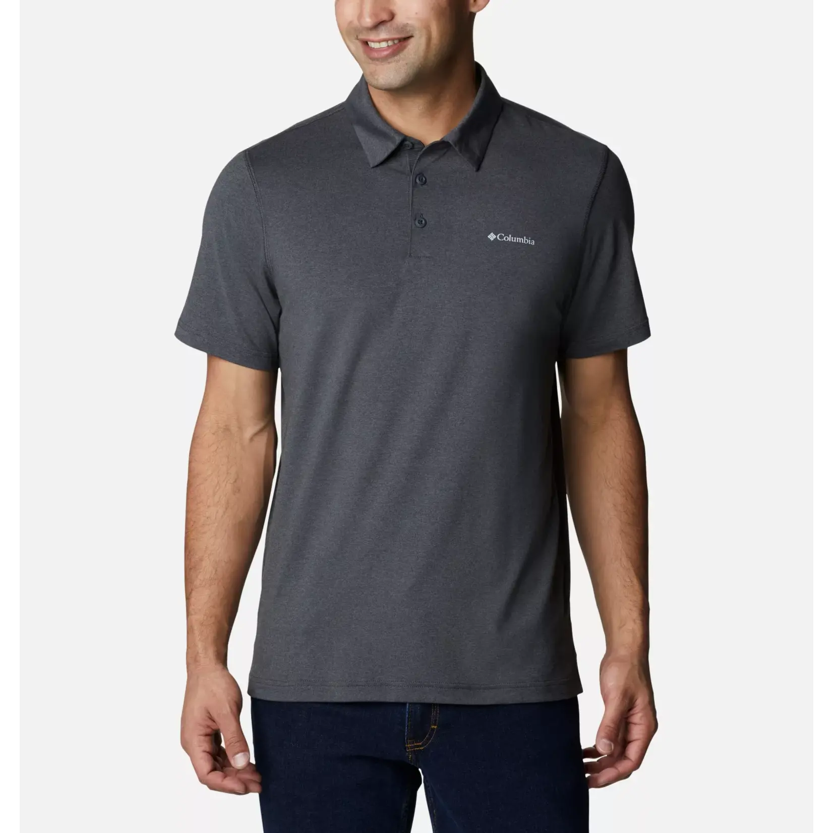 Columbia Tech Trail™ Polo Shark Heather 2X