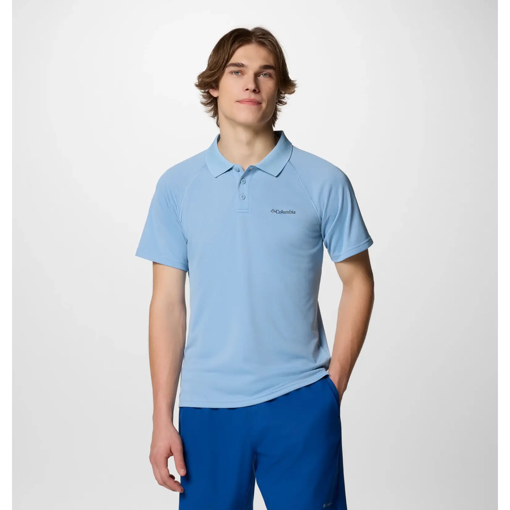 Columbia Alpine Chill™ Pro Polo Ripple Blue XXL