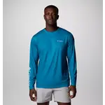 Columbia COLUMBIA Terminal Tackle PFG™ Tarpon Rise LS Blue Echo, Trou XXL