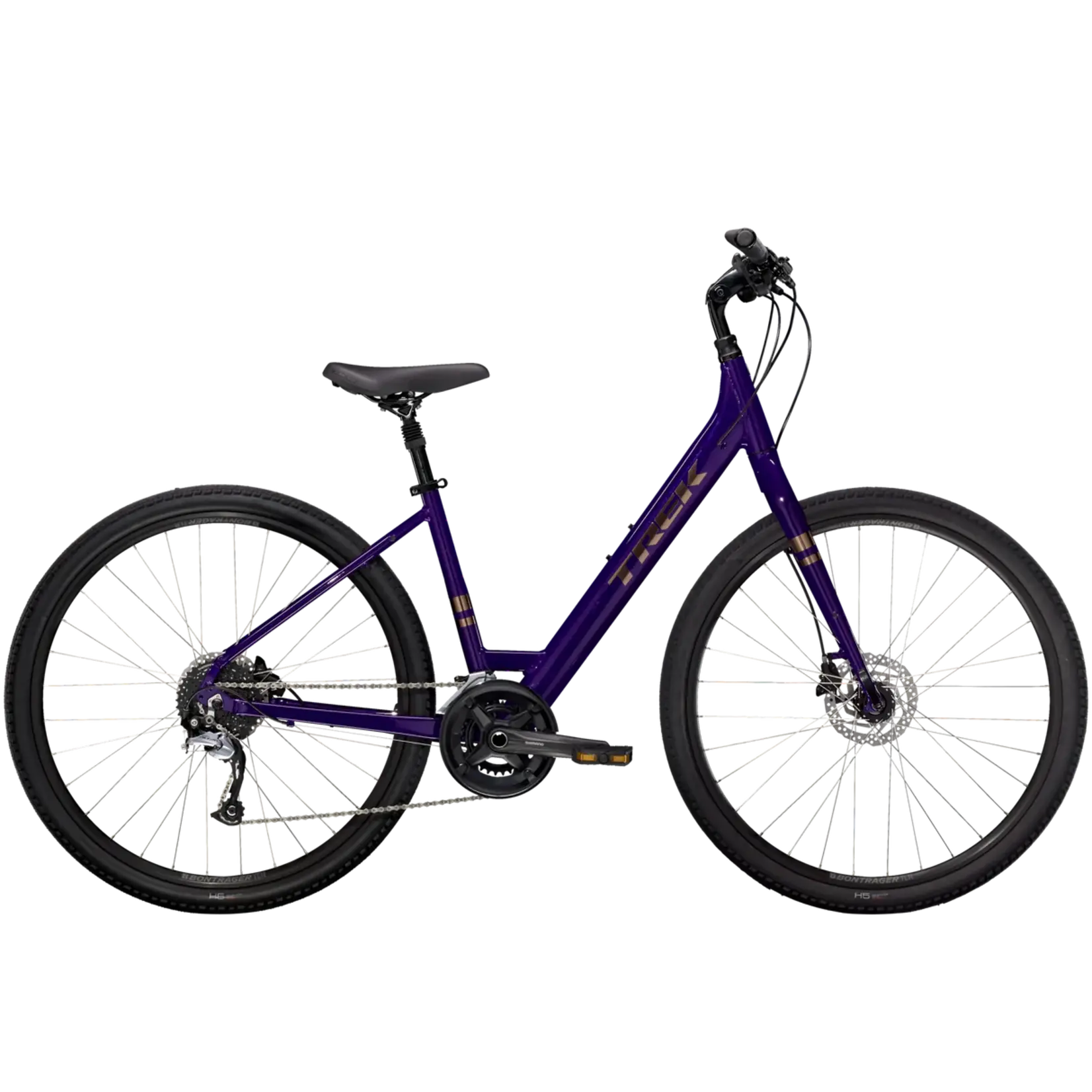 Trek TREK - Verve 3 Gen 4 Disc Lowstep- Purple Abyss -M