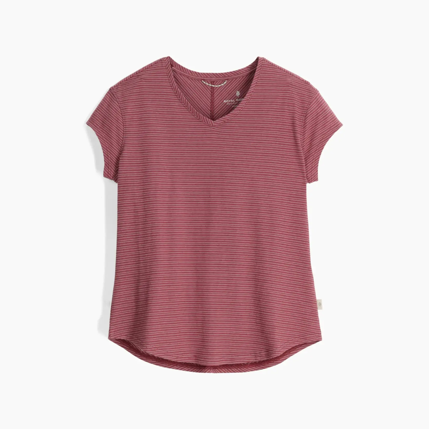 Royal Robbins Royal Robbins Vacationer V-Nk S/S Wild Rhubarb Str L