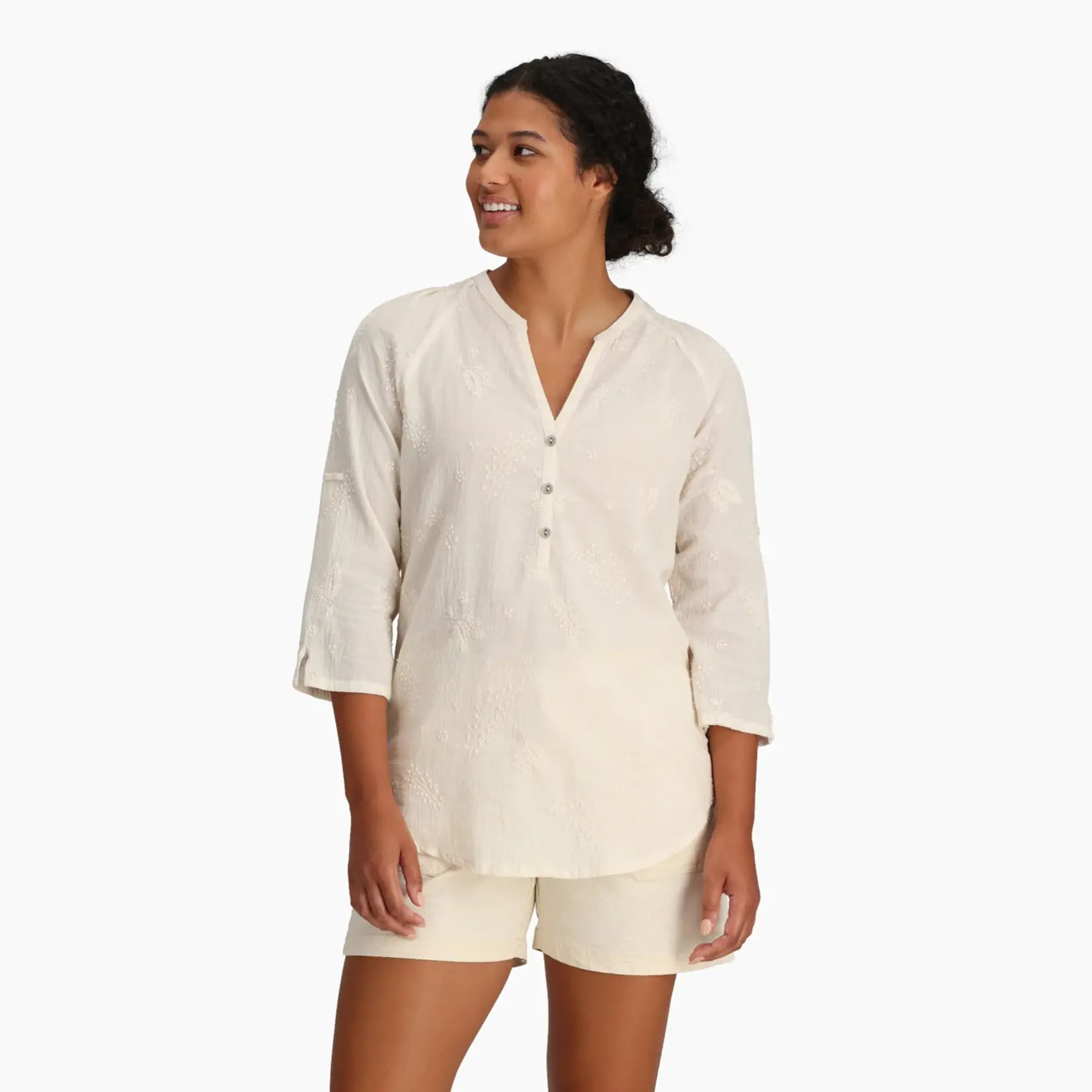 Royal Robbins Royal Robbins OASIS TUNIC II 3/4 SLEEVE, Undyed, L