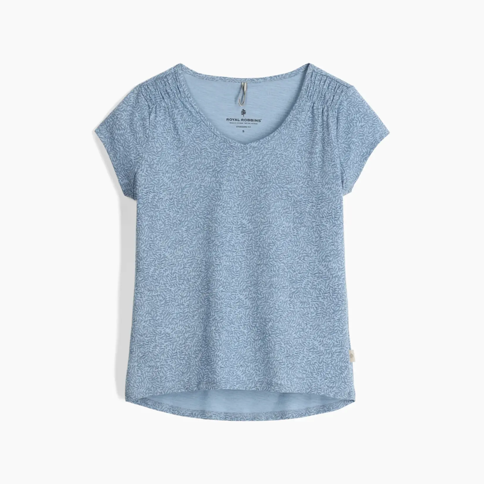 Royal Robbins Royal Robbins FEATHERWEIGHT SLUB TEE, Sea Pine Nisene Pt, S