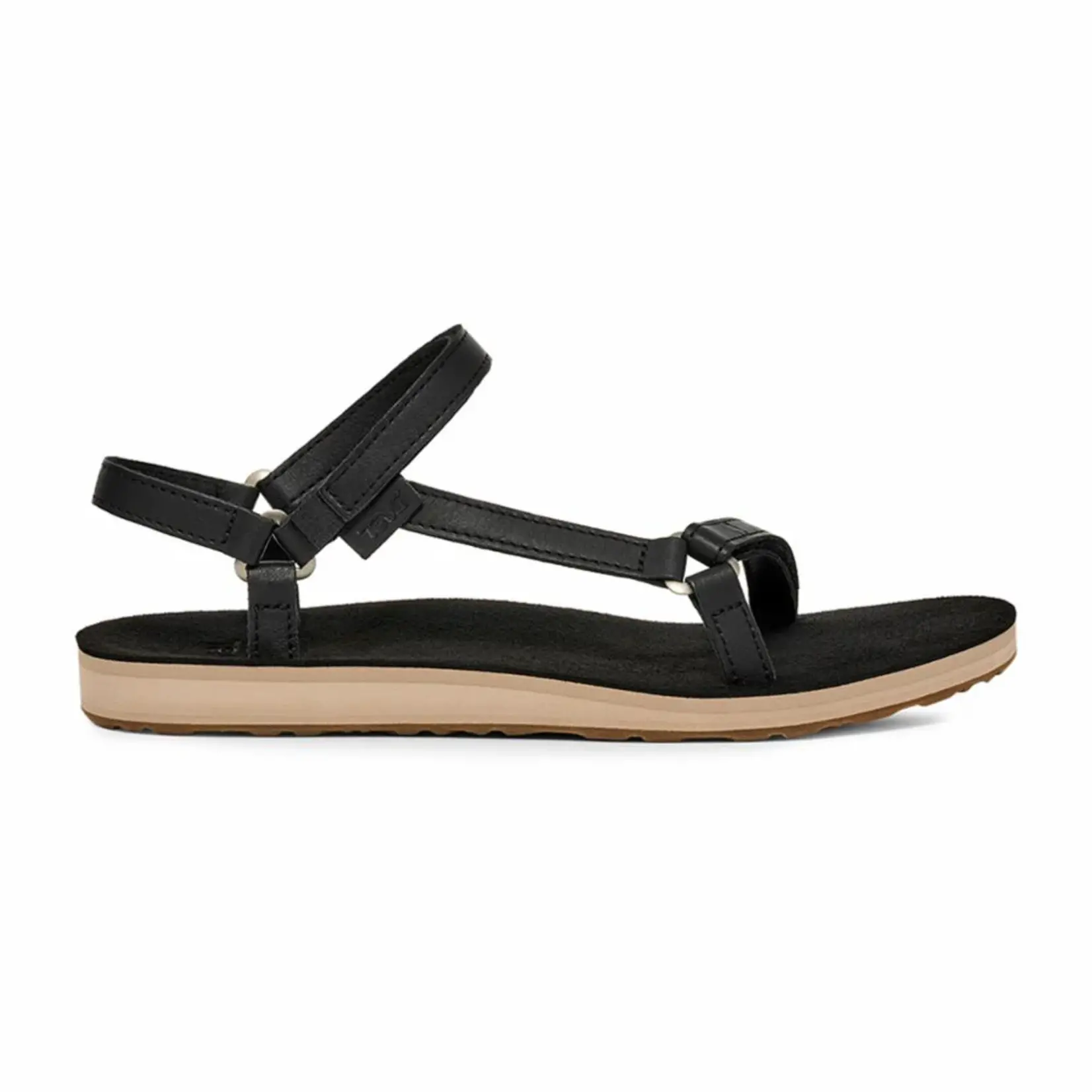 TEVA TEVA ORIGINAL UNIVERSAL SLIM LEA BLACK/ TAN 9