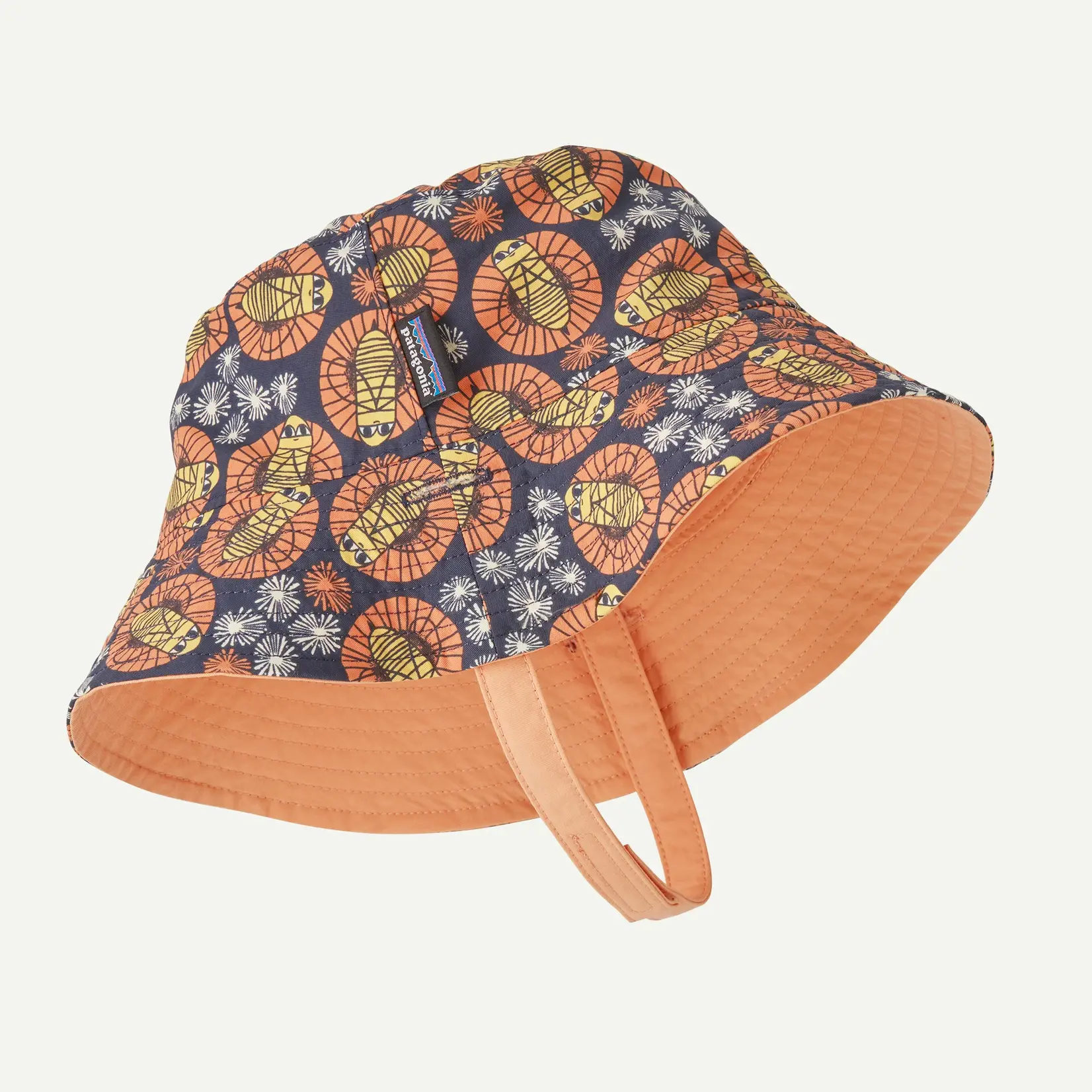 Patagonia PATAGONIA Baby Sun Bucket Hat Bee You: New Navy 5T