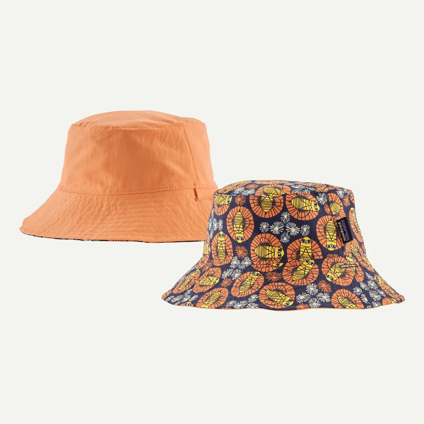 Patagonia PATAGONIA Baby Sun Bucket Hat Bee You: New Navy 5T