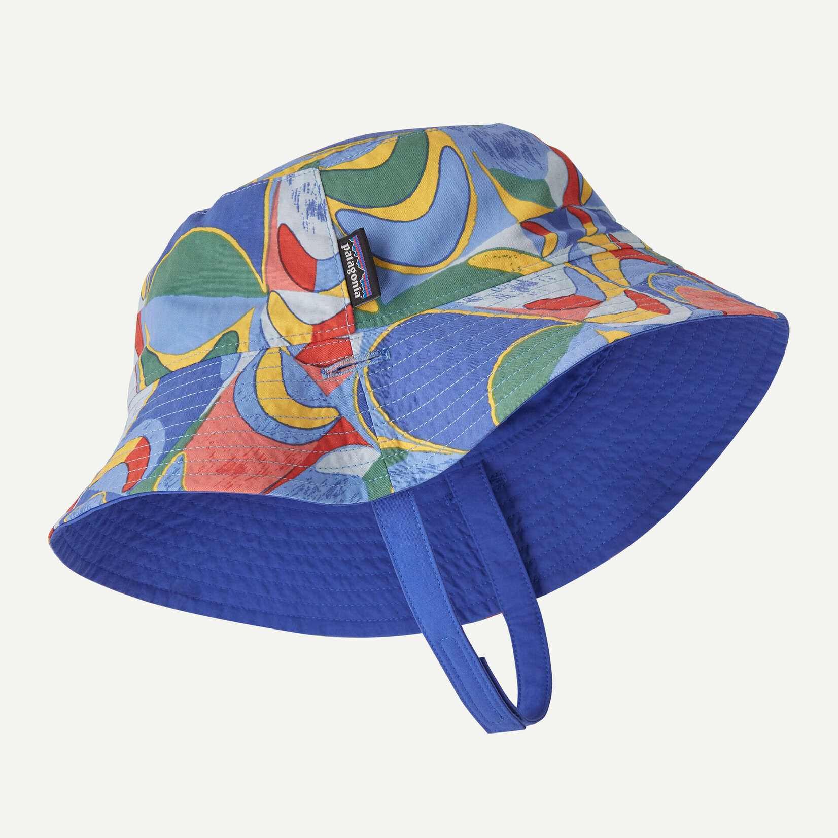 Patagonia PATAGONIA Baby Sun Bucket Hat Swallowtail Geo: Eddy Blue 24M