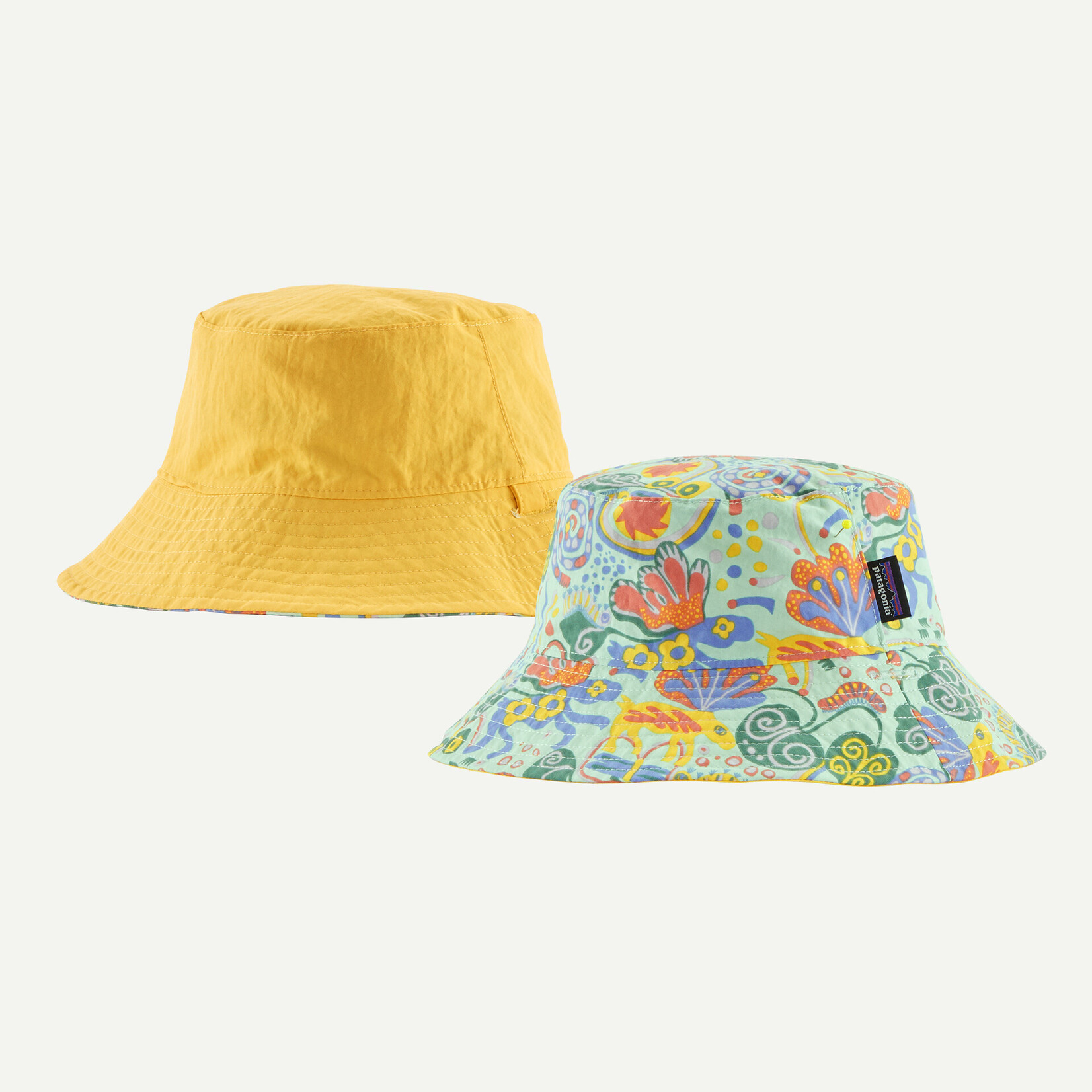 Patagonia PATAGONIA Baby Sun Bucket Hat Meadow Moose: Rinsed Green 5T