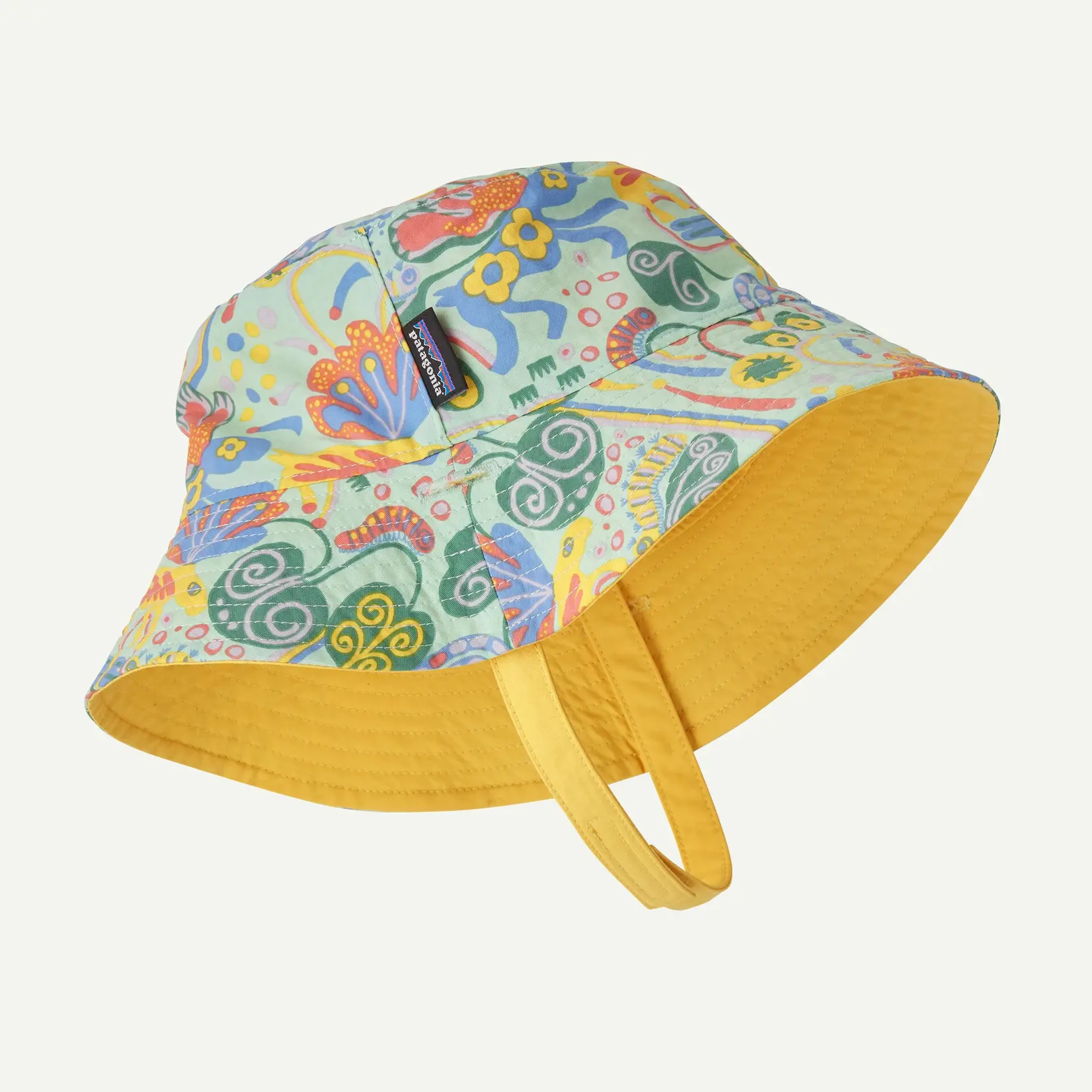 Patagonia PATAGONIA Baby Sun Bucket Hat Meadow Moose: Rinsed Green 12M