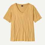 Patagonia PATAGONIA W's S/S Mainstay Top Beeswax Tan S