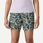 Patagonia PATAGONIA W's Multi Trails Shorts - 5 1/2 in. Wild Botanist: Thermal Blue S