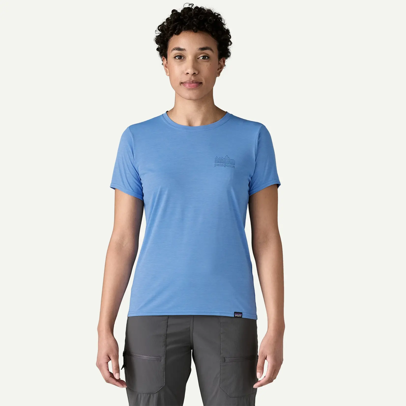 Patagonia PATAGONIA W's Cap Cool Daily Graphic Shirt Strataspire: Abundant Blue X-Dye XL