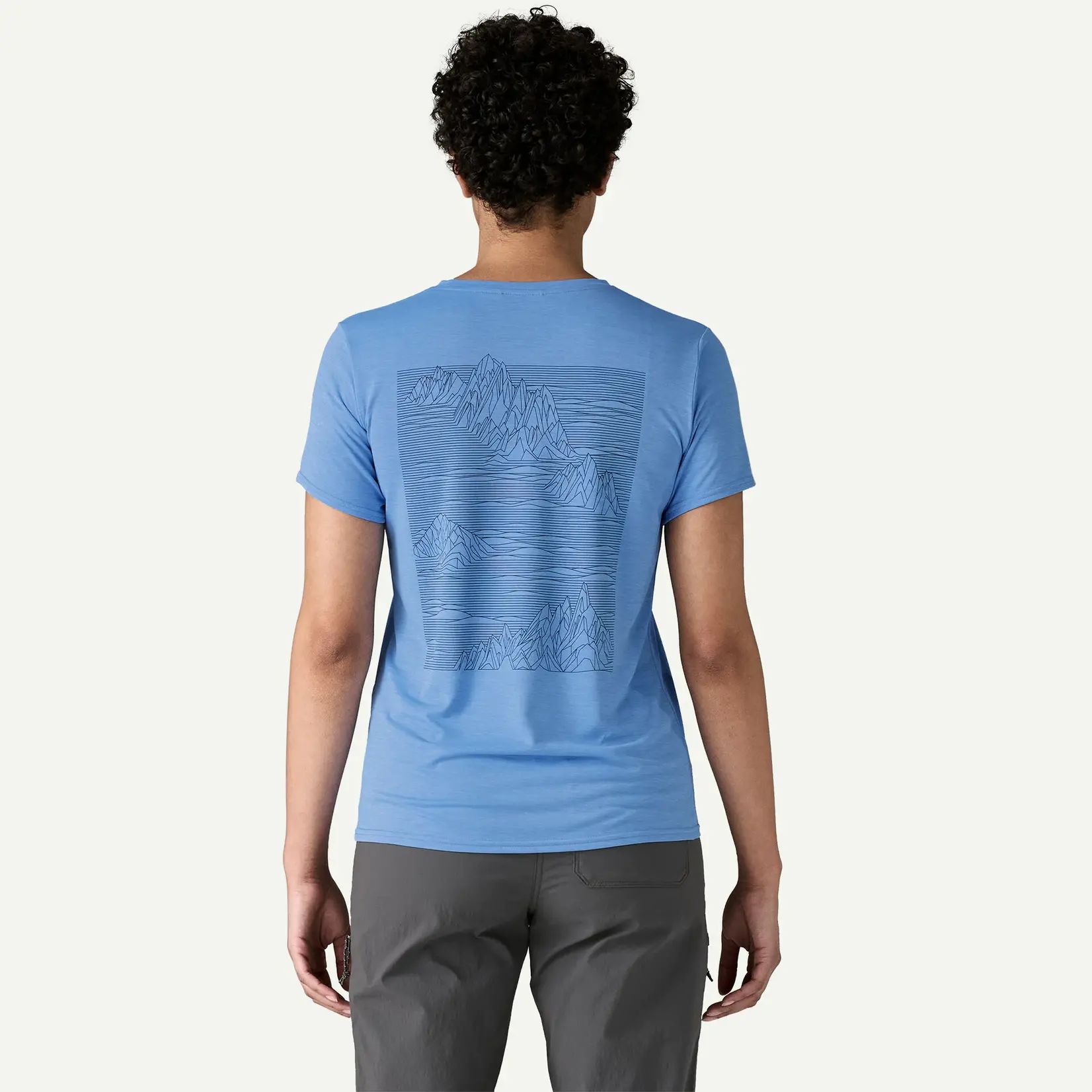 Patagonia PATAGONIA W's Cap Cool Daily Graphic Shirt Strataspire: Abundant Blue X-Dye XL