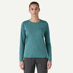 Patagonia PATAGONIA W's L/S Cap Cool Daily Graphic Shirt Strataspire: Wetland Blue X-Dye L