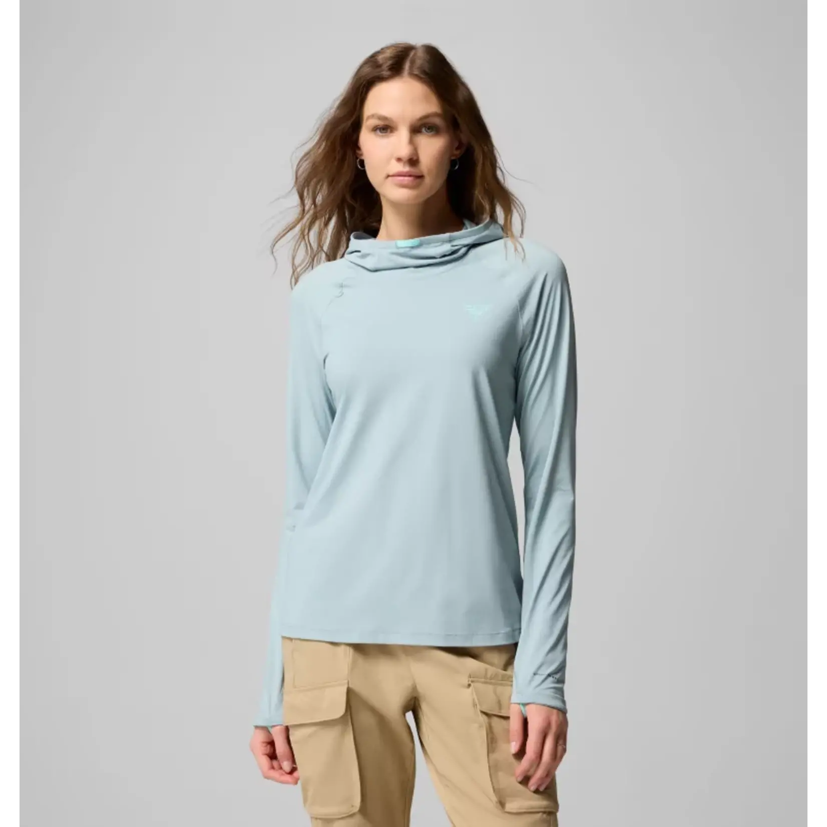 Columbia Wild Cast™ Sun Hoodie Crushed Blue L