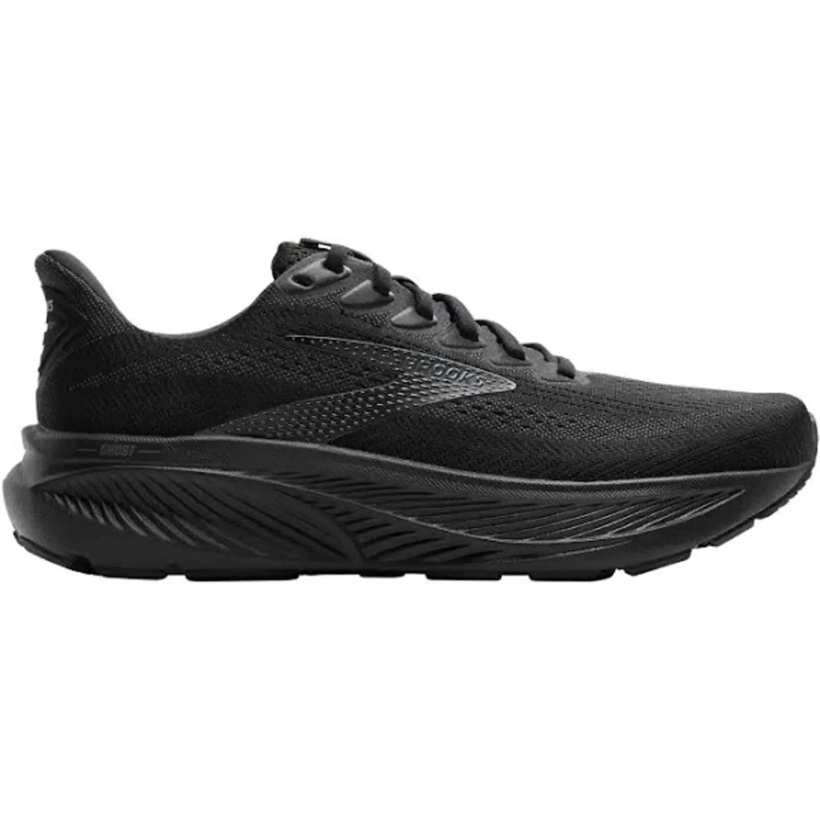 Brooks BROOKS Ghost 17 Black/Black/Ebony 12 2E