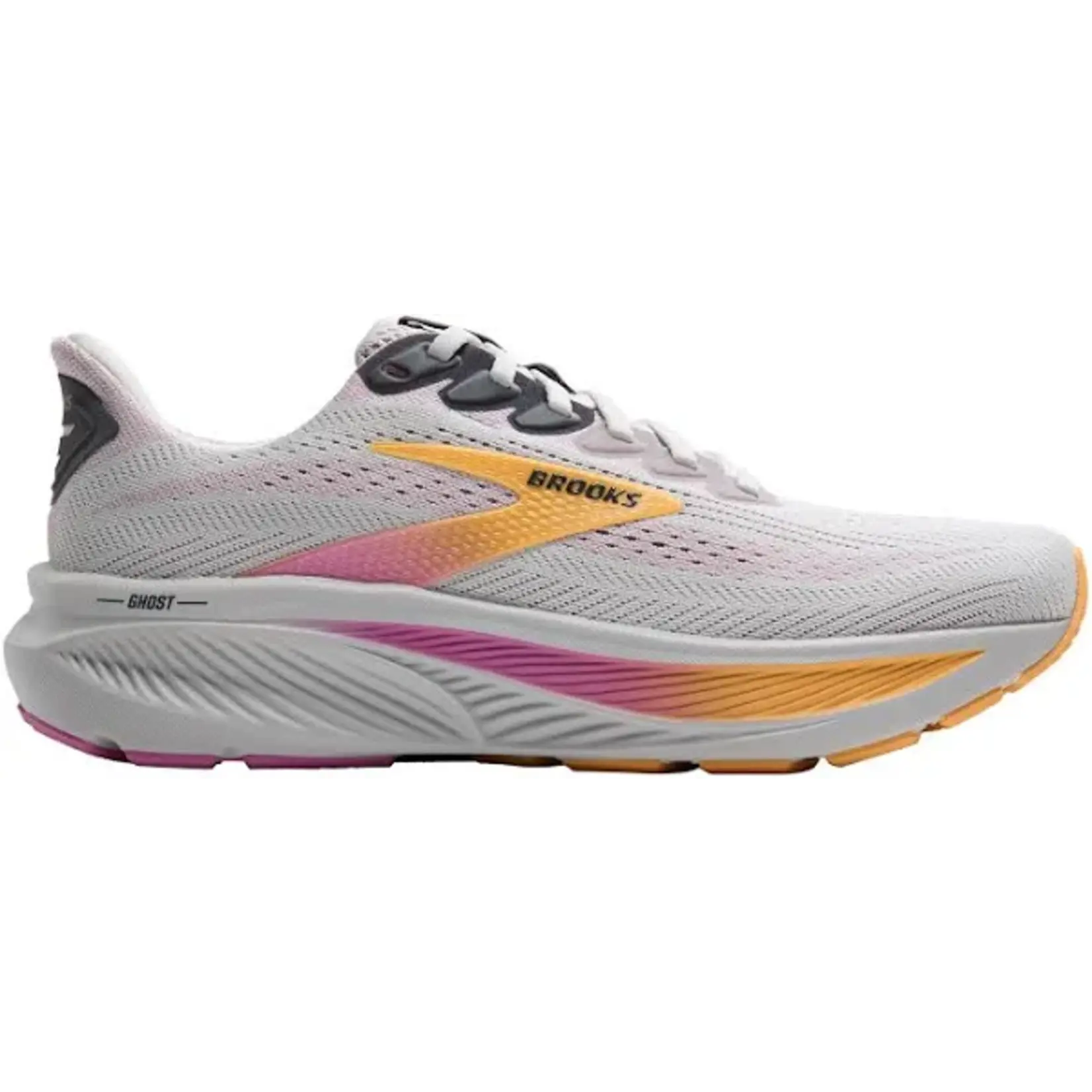 Brooks BROOKS Ghost 17 Oyster/Apricot/Pink 9 B