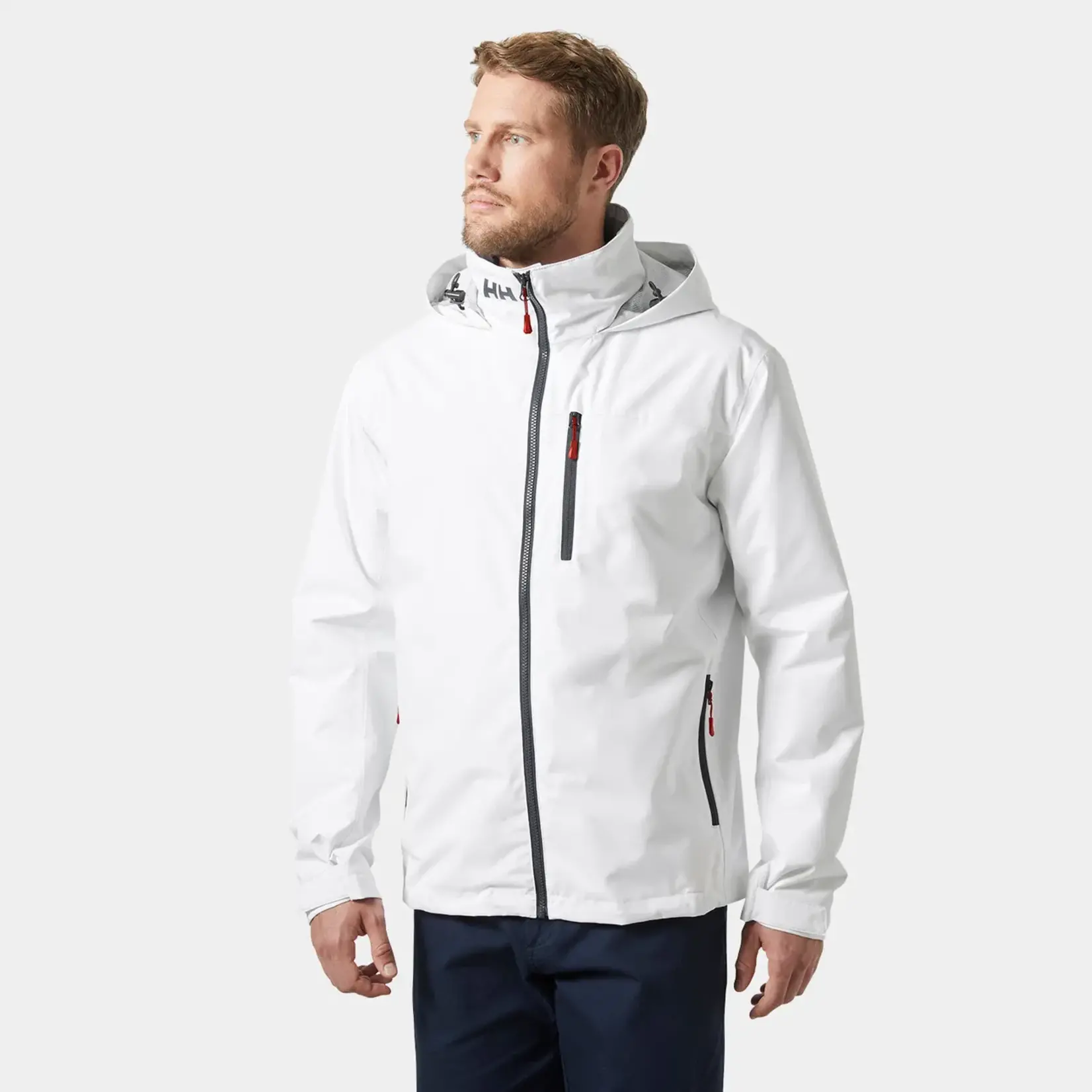 Helly Hansen Helly Hansen CREW HOODED MIDLAYER JACKET 2 WHITE M