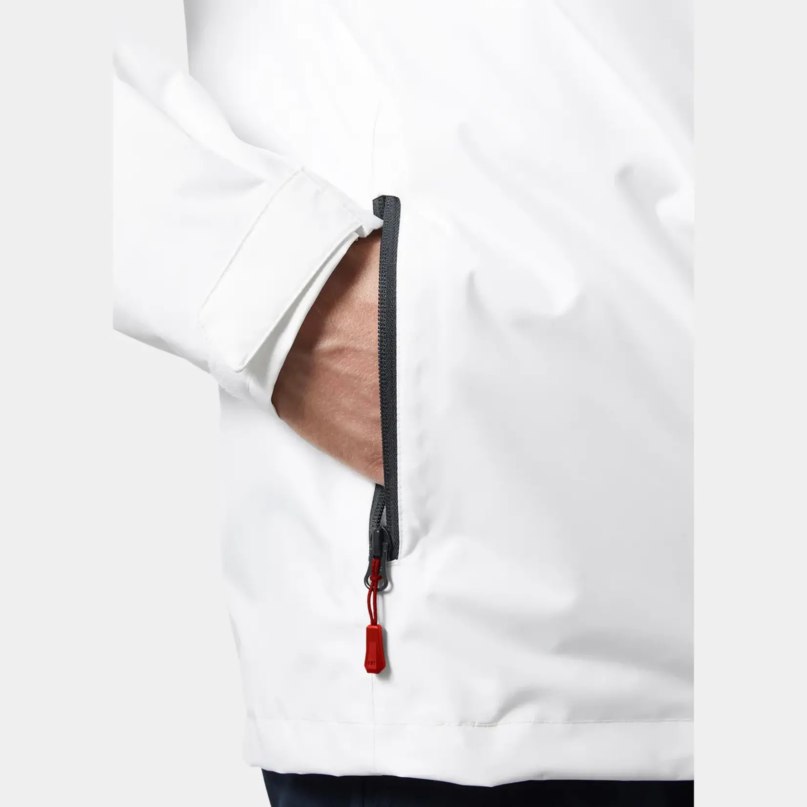 Helly Hansen Helly Hansen CREW HOODED MIDLAYER JACKET 2 WHITE M