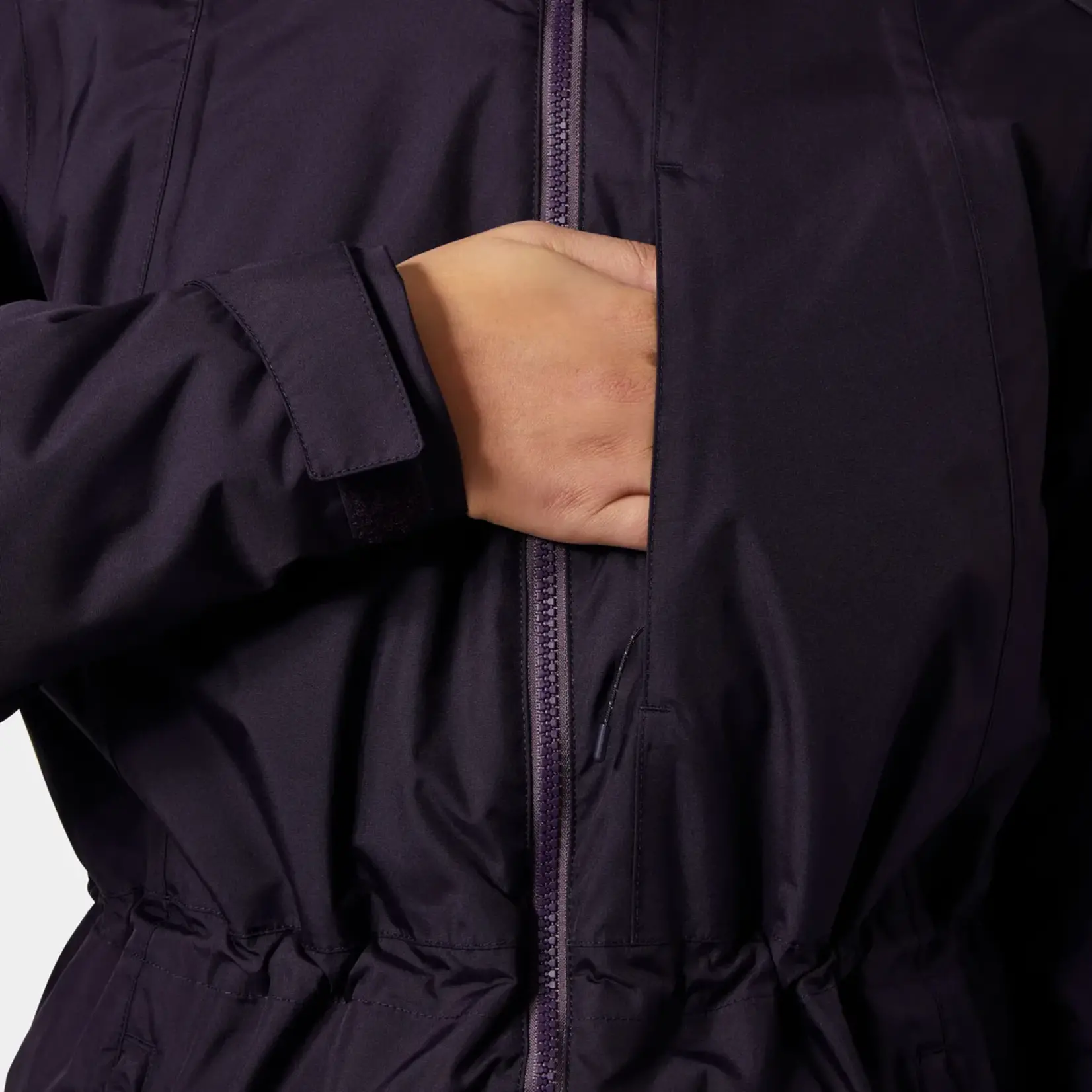 Helly Hansen Helly Hansen W ADEN INSULATED COAT BLACK GRAPE M