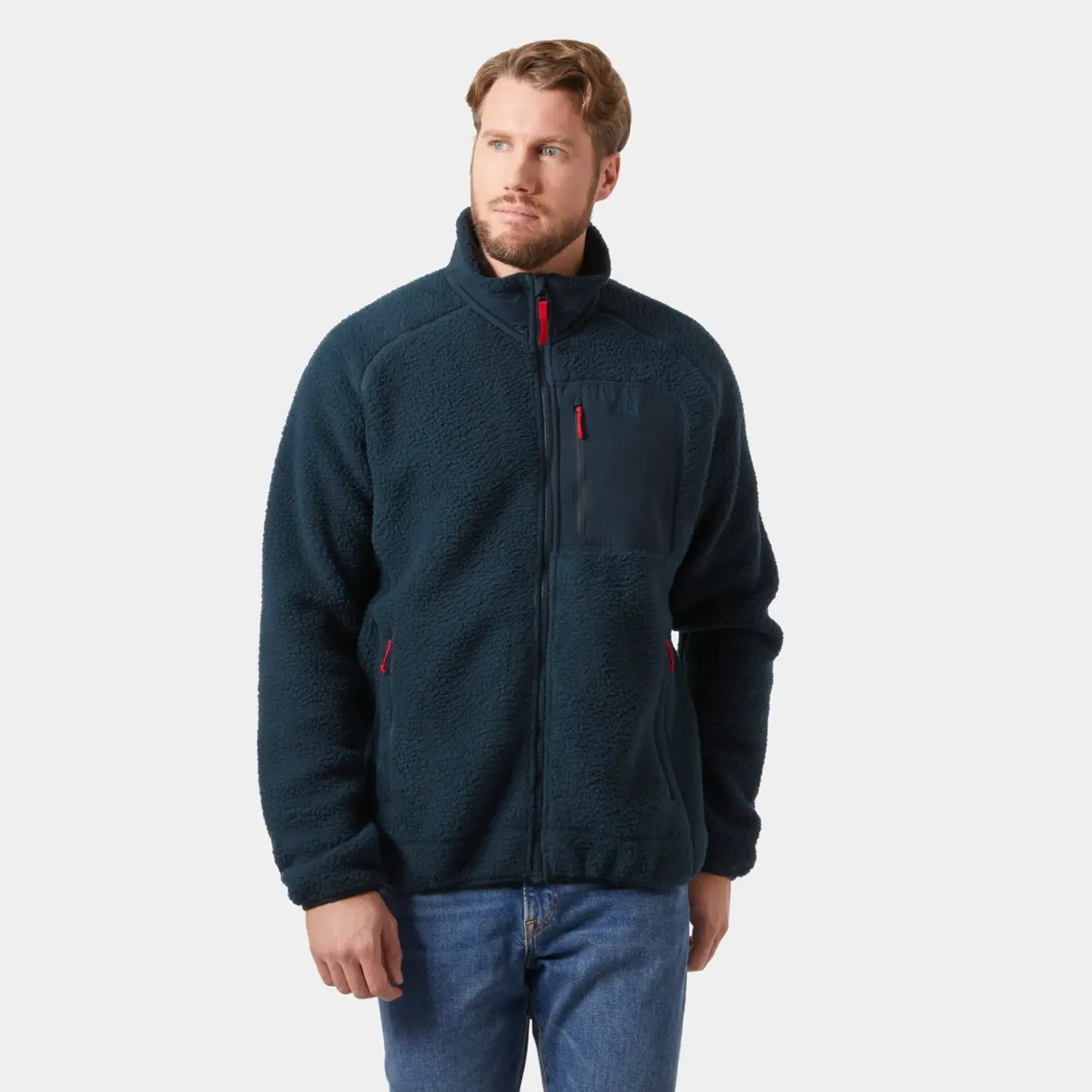 Helly Hansen Helly Hansen PANORAMA PILE BLOCK JACKET NAVY XL