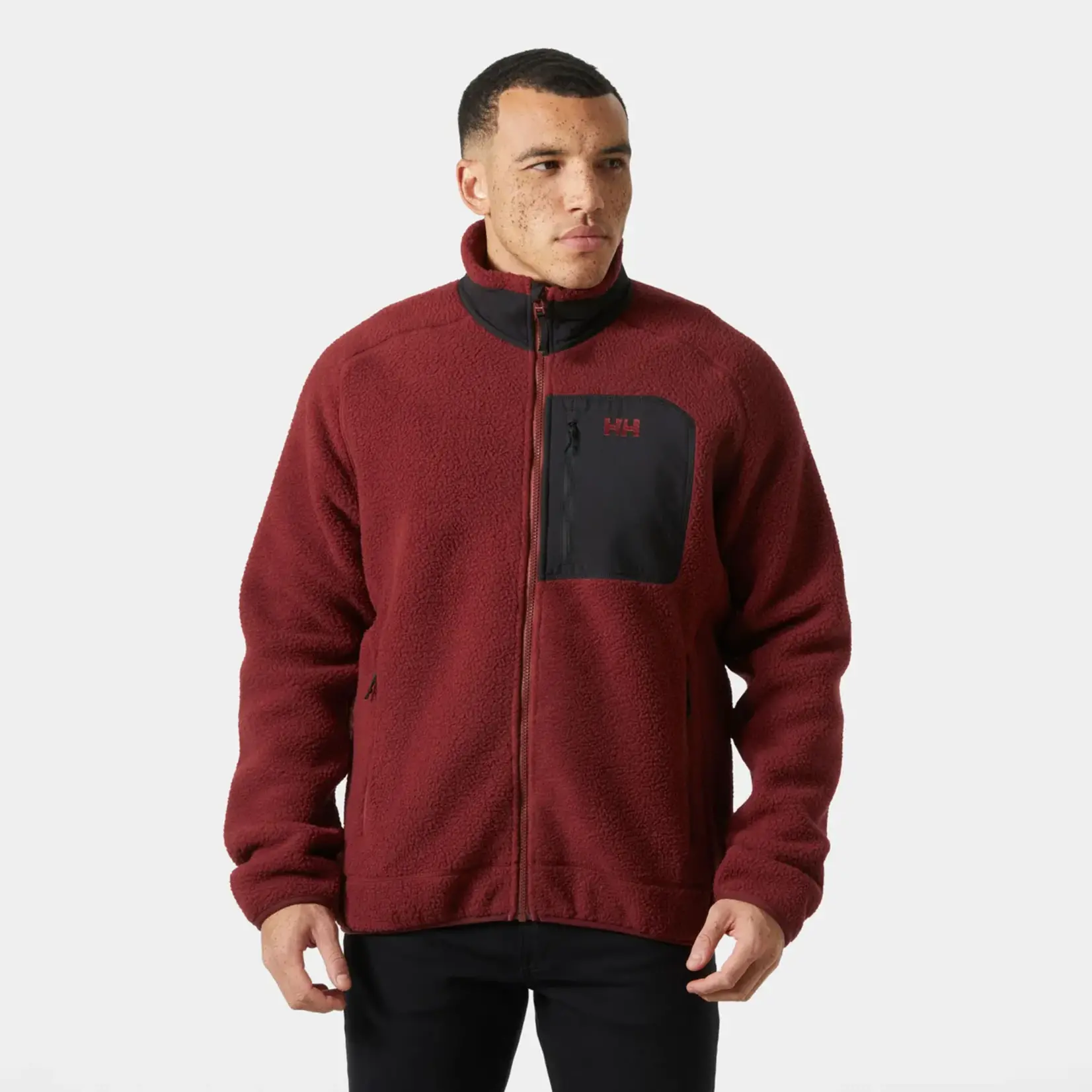 Helly Hansen Helly Hansen PANORAMA PILE BLOCK JACKET MARS RED L