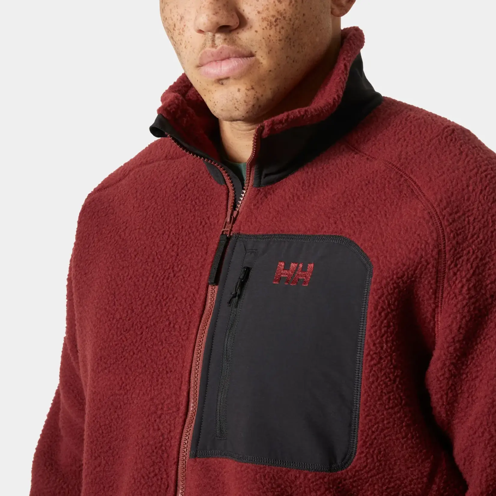 Helly Hansen Helly Hansen PANORAMA PILE BLOCK JACKET MARS RED M