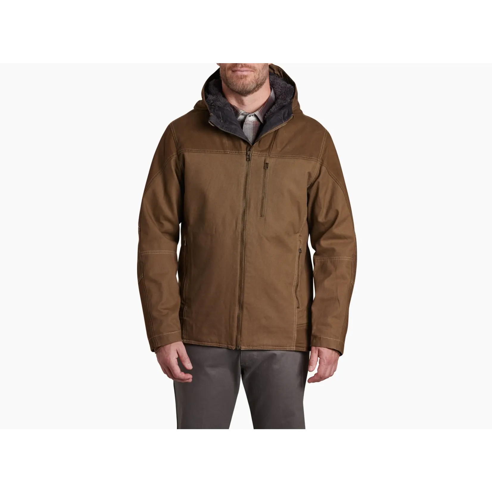 Kuhl Kuhl M's Law Fleece Lined Hoody DARK KHAKI M