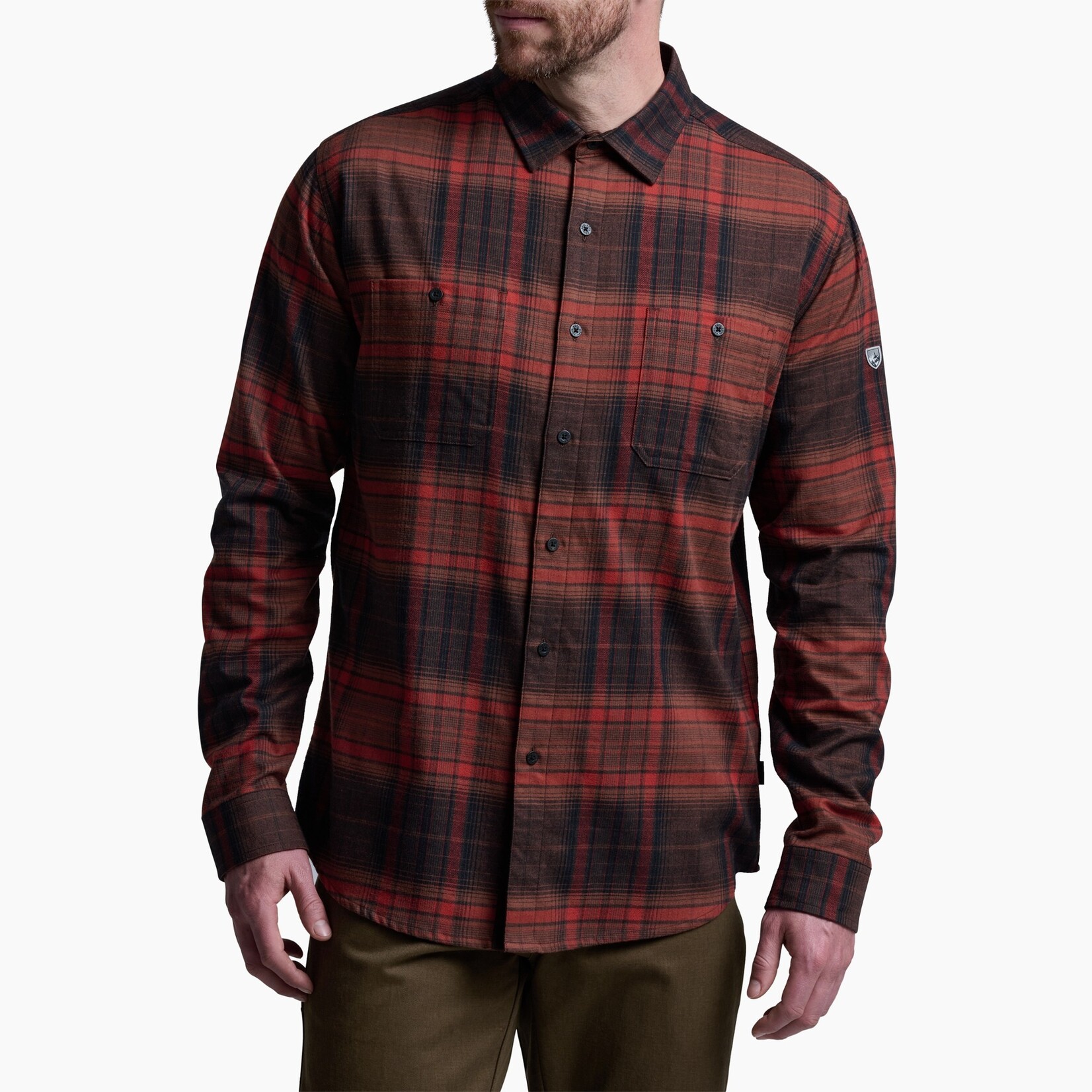 Kuhl Kuhl Fugitive Flannel LS BLOODSTONE RED M