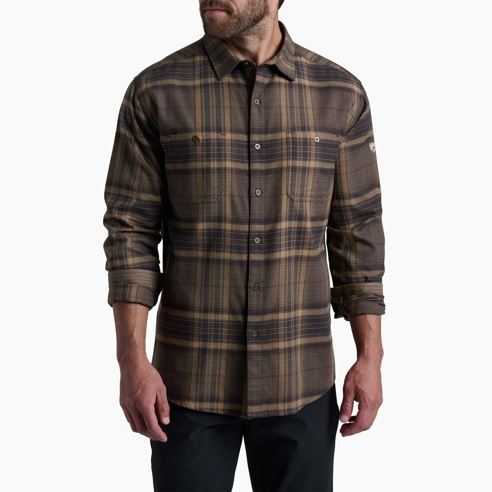 Kuhl Kuhl Fugitive Flannel LS ROASTED BARLEY L