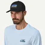 Patagonia Patagonia P-6 Logo Trucker Hat Black
