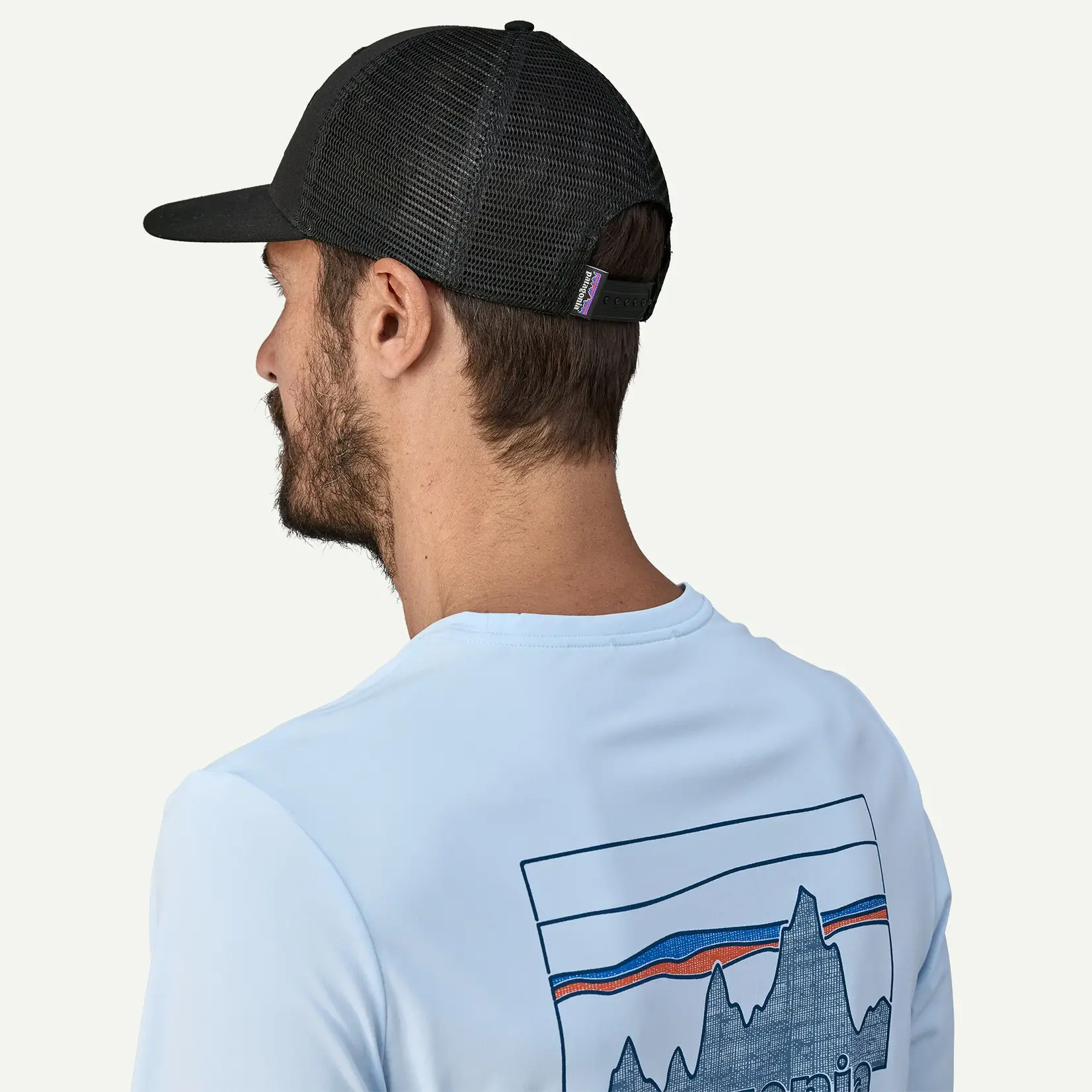 Patagonia Patagonia P-6 Logo Trucker Hat Black