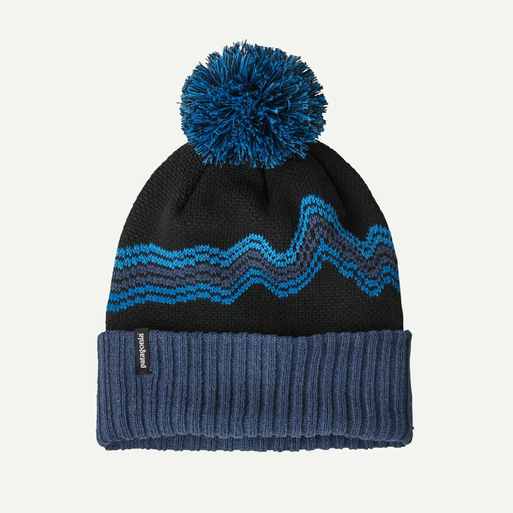 Patagonia Patagonia K's Powder Town Beanie Ridge Rise: Black ALL