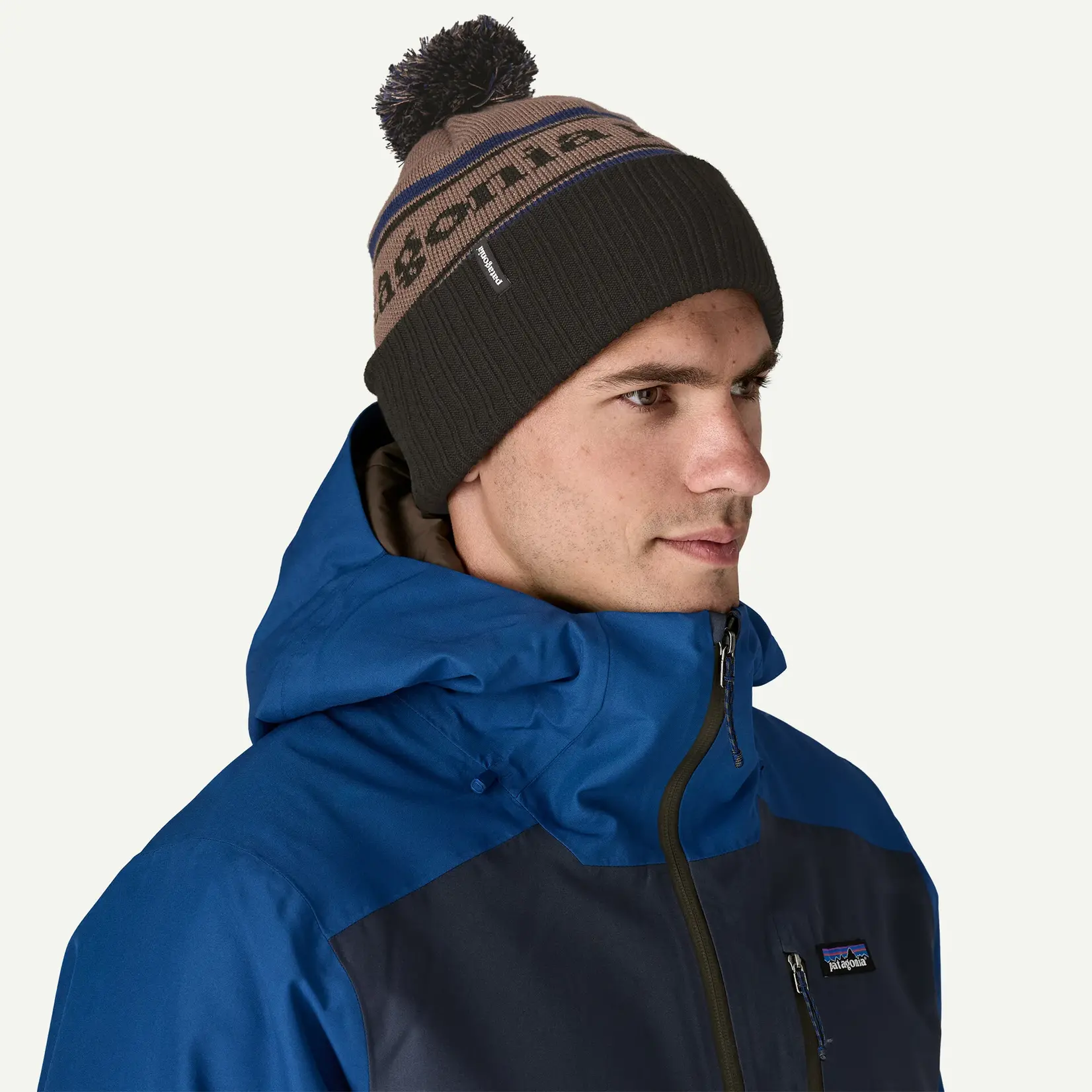 Patagonia Patagonia Powder Town Beanie Park Stripe: Marlow Brown ALL