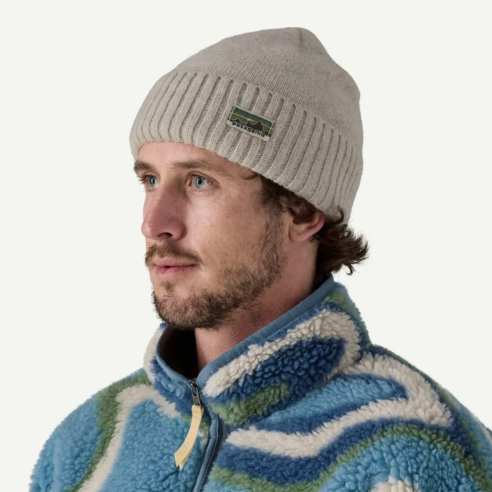 Patagonia Patagonia Brodeo Beanie OG Legacy Label: Crisp Grey ALL