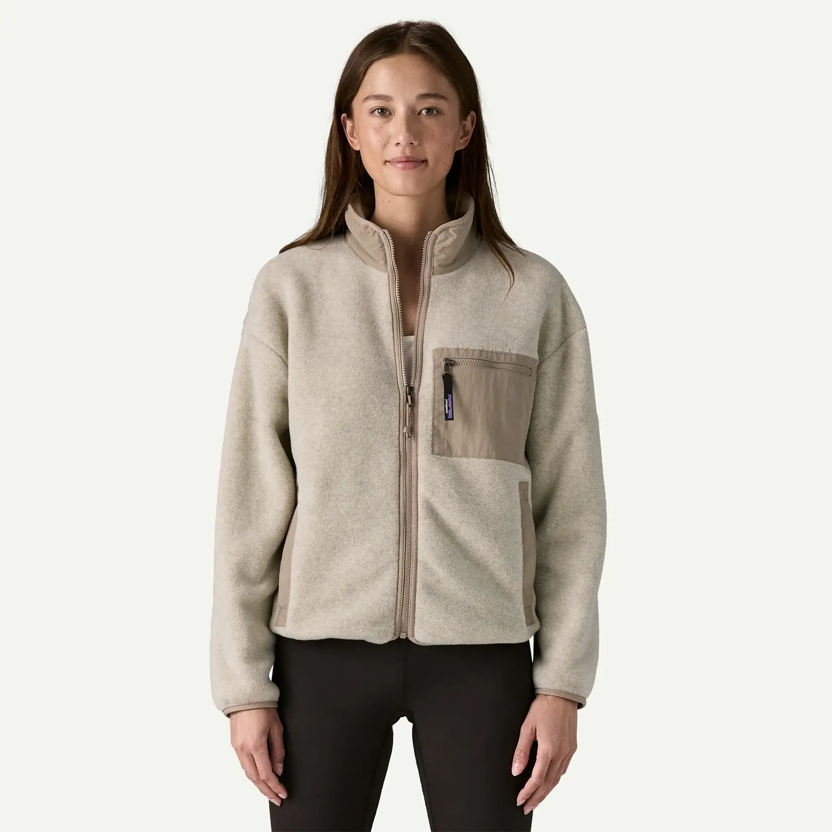 Patagonia Patagonia W's Synch Jkt Oatmeal Heather w/Seabird Grey S