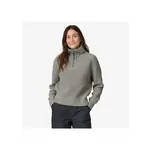 FINAL SALE PATAGONIA W's Recycled Wool-Blend 1/4 Zip Sweater - Salt Grey - S
