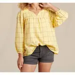 Toad & Co FINAL SALE - Toad & Co WILLET 3/4 SLEEVE SHIRT butter S
