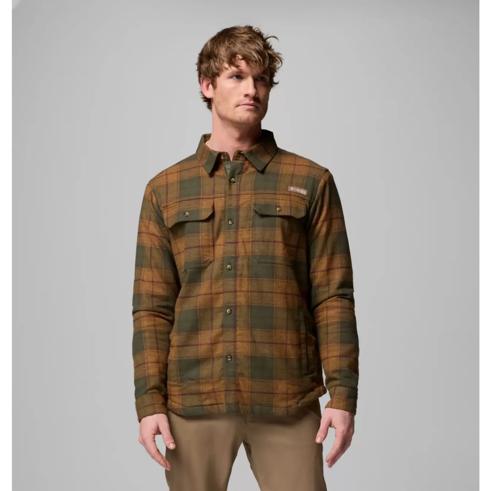 Columbia Columbia Saddle Point™ Warm Lined Flannel Surplus Green I L