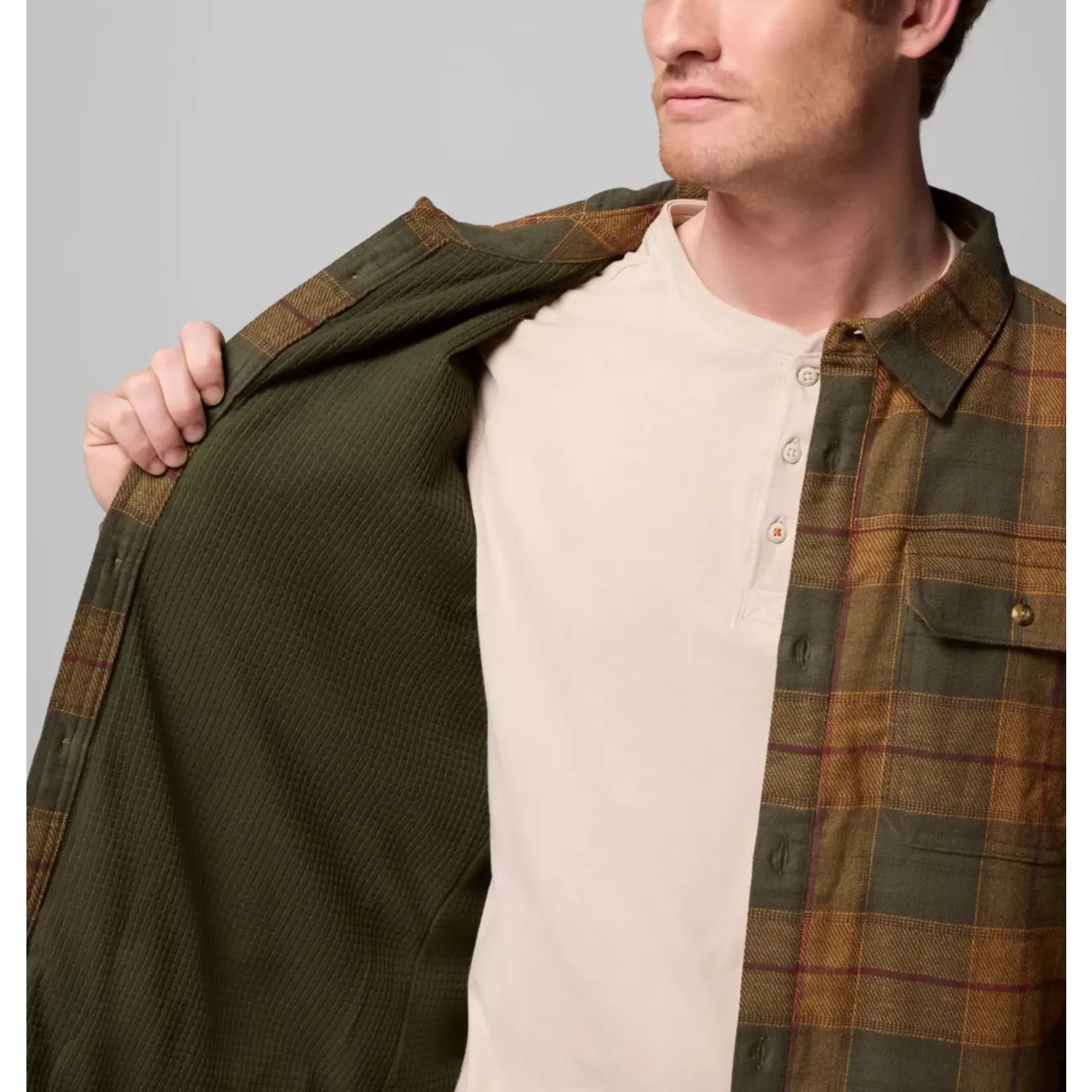 Columbia Columbia Saddle Point™ Warm Lined Flannel Surplus Green I L