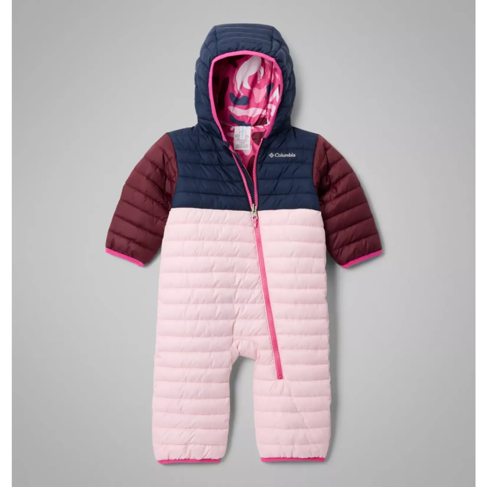 Columbia Columbia Powder Lite™ II Reversible Bunting Satin Pink, Col 3/6