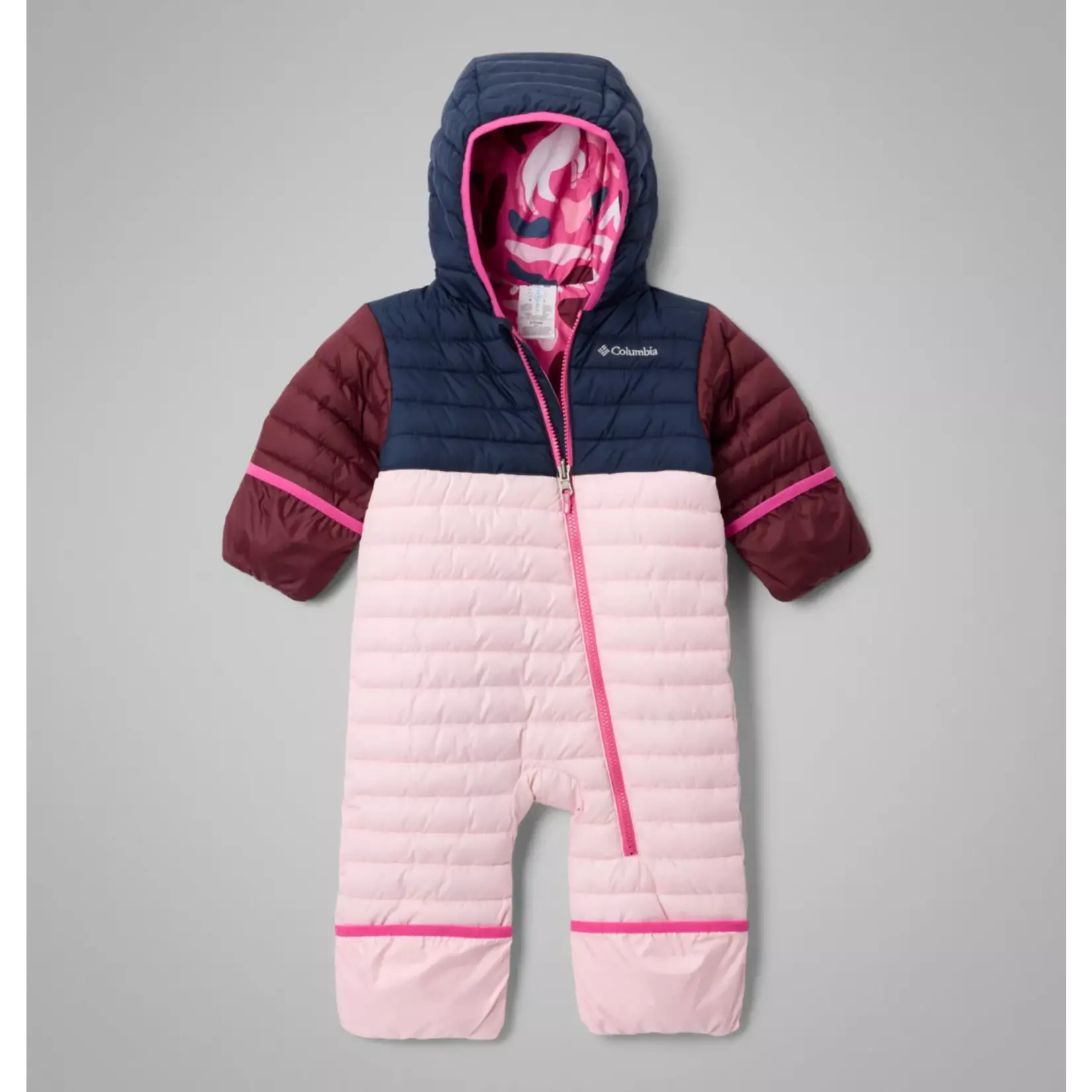 Columbia Columbia Powder Lite™ II Reversible Bunting Satin Pink, Col 3/6