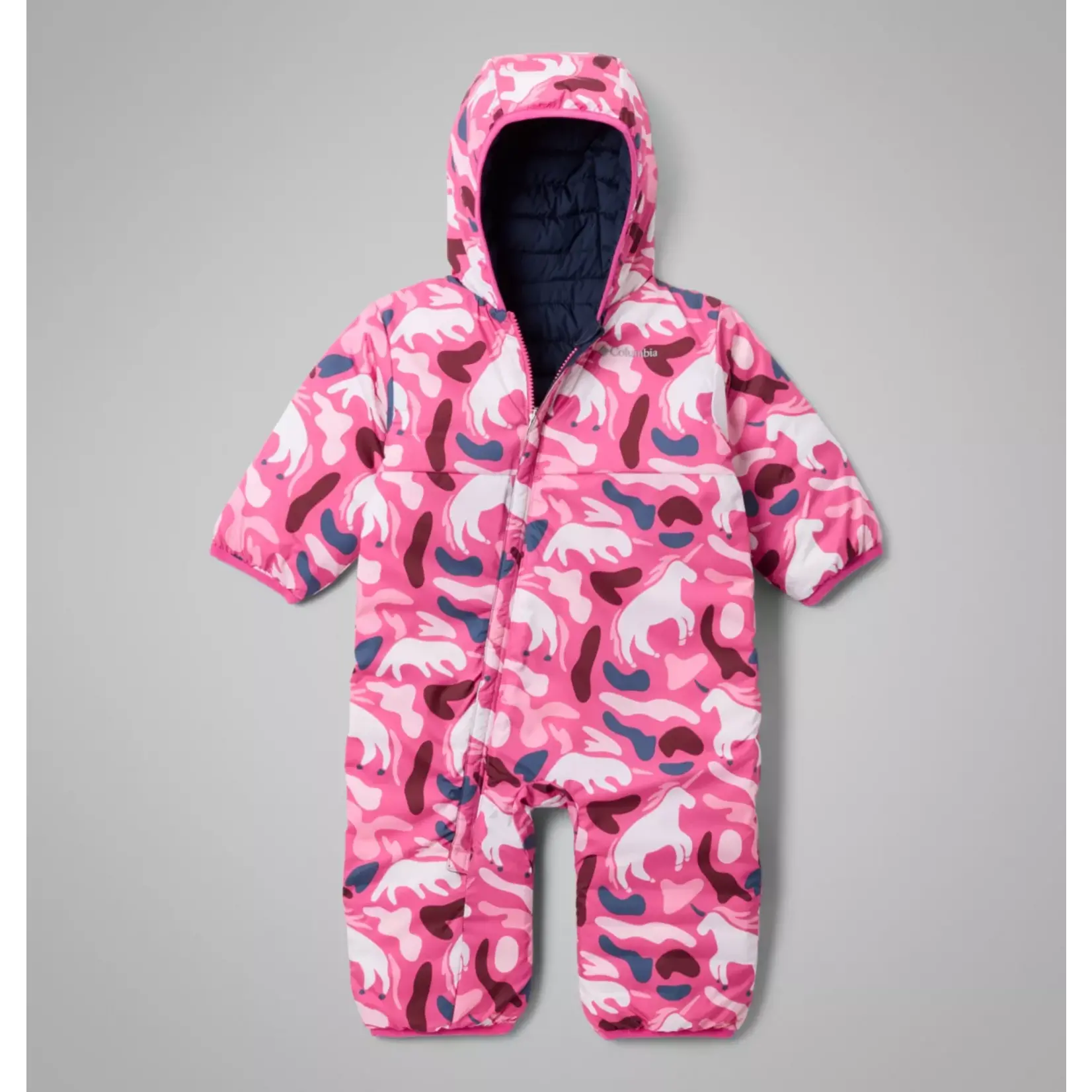 Columbia Columbia Powder Lite™ II Reversible Bunting Satin Pink, Col 0/3