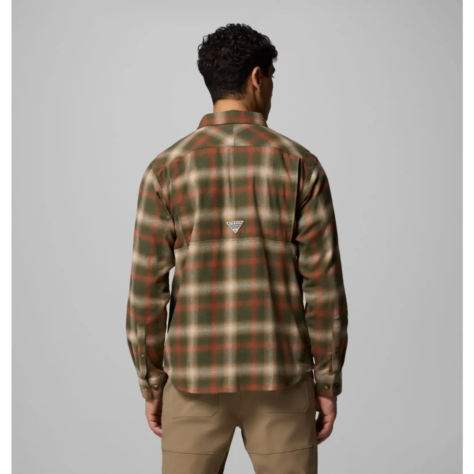 Columbia Columbia Roughtail™ Stretch Flannel LS Surplus Green T XL