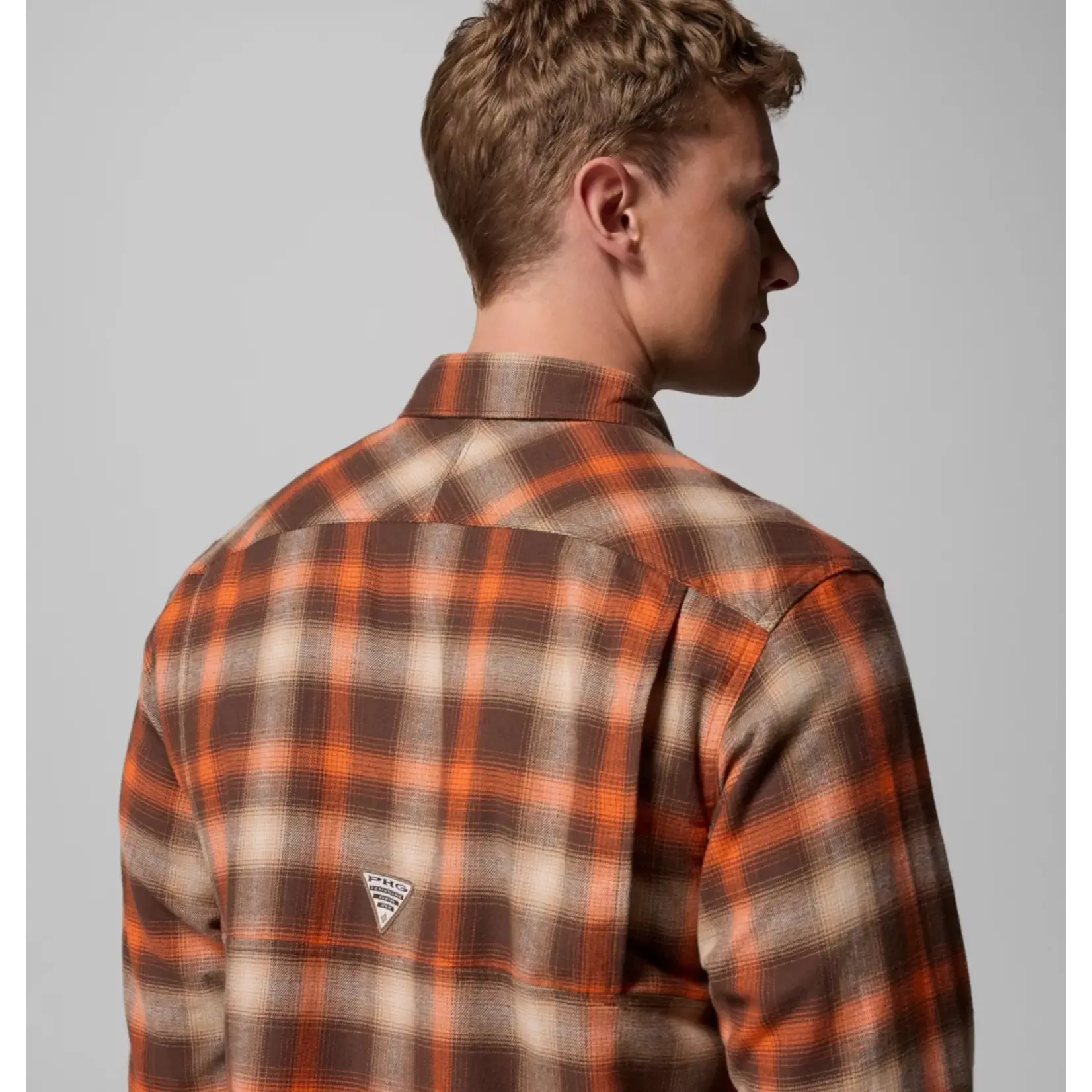 Columbia Columbia Roughtail™ Stretch Flannel LS Tobacco Trackin XL