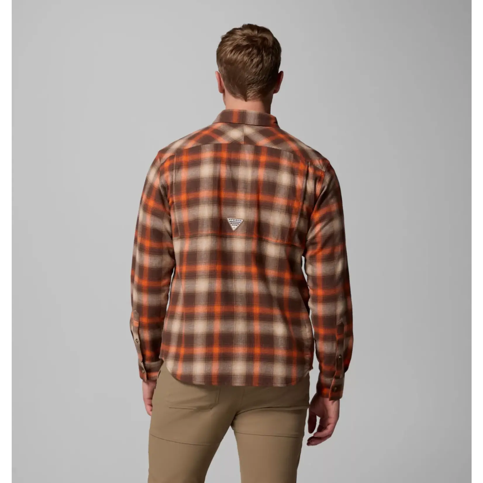 Columbia Columbia Roughtail™ Stretch Flannel LS Tobacco Trackin M