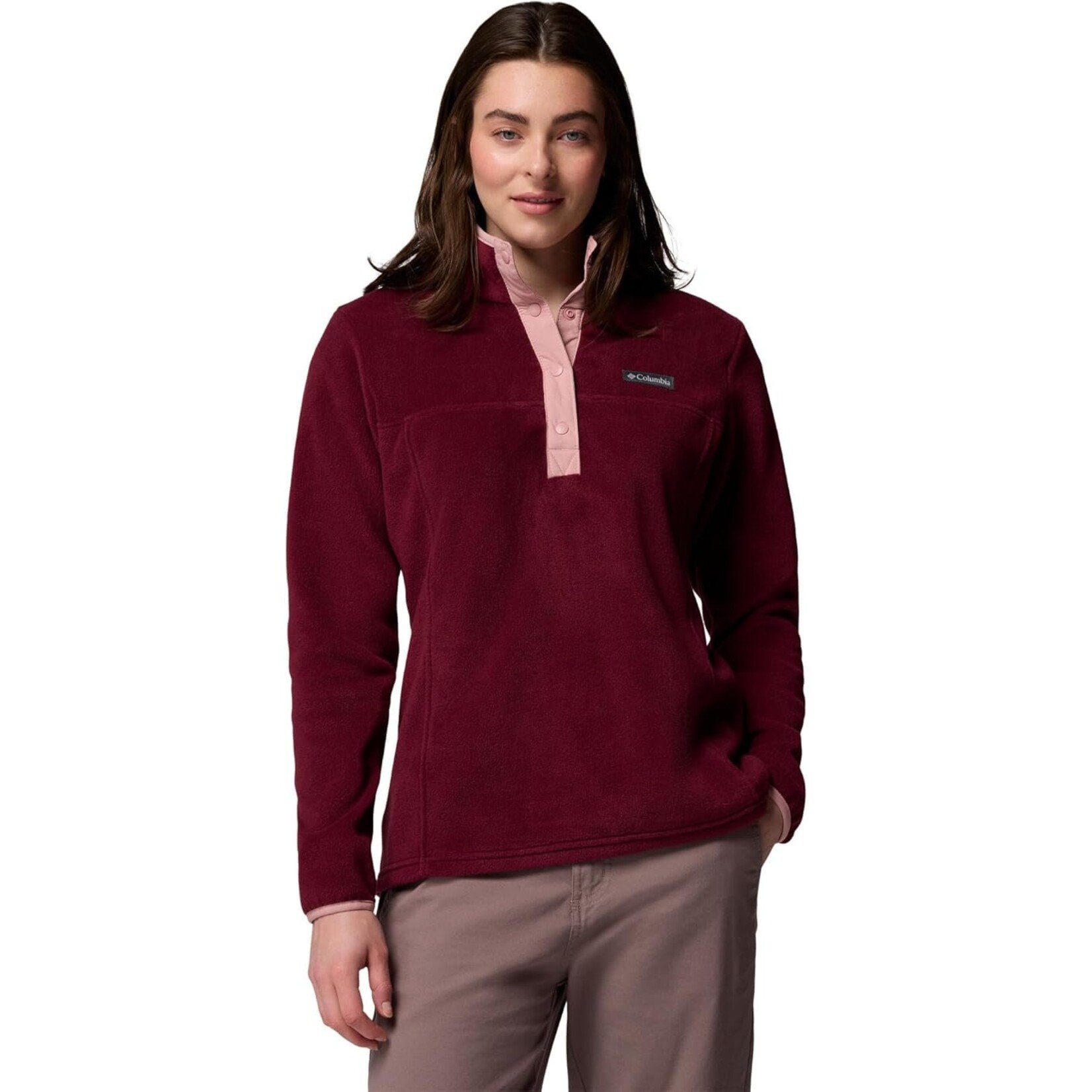 Columbia Columbia Benton Springs™ 1/2 Snap Pull Over II Rich Wine, Eras M